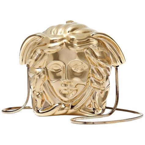 versace gold medusa bag|versace medusa clutch bag.